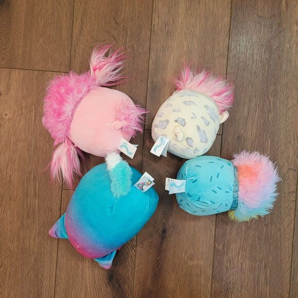 Squishmallows Plush Lot of 4 Fox Poodle Jerry Hedgehog Pig Kellytoy Original - Picture 5 of 11